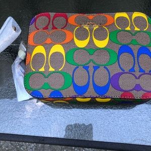 Coach Rainbow 🌈 Signature Mini Camera Bag
